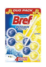 BREF WC Toilet Hangers Cleaners Rim Blocks CLEAN + FRESH Hygiene Power Aktiv
