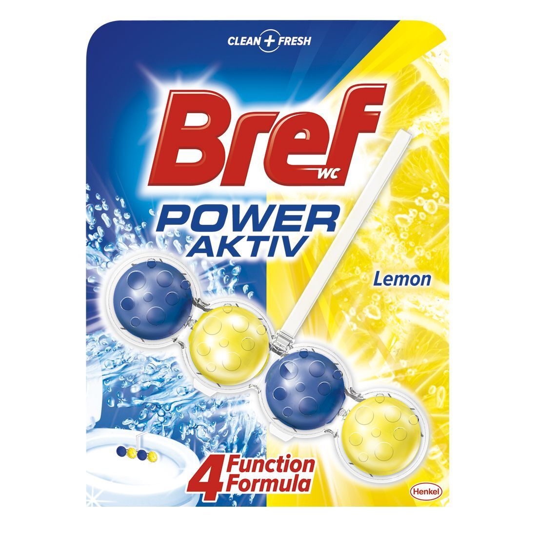 BREF WC Toilet Hangers Cleaners Rim Blocks CLEAN + FRESH Hygiene Power Aktiv