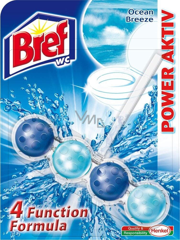 BREF WC Toilet Hangers Cleaners Rim Blocks CLEAN + FRESH Hygiene Power Aktiv