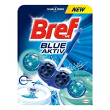 BREF WC Toilet Hangers Cleaners Rim Blocks CLEAN + FRESH Hygiene Power Aktiv