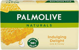 4 PALMOLIVE INDULGING DELIGHT Milk & Honey Pampering Bar Soap 90g