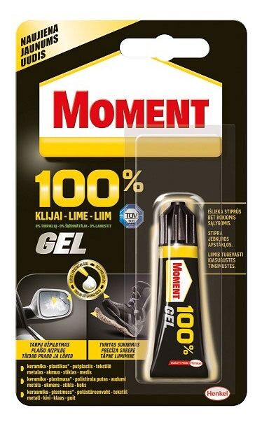 MOMENT UNIVERSAL 100% GEL Super Glue Waterproof Extra Strong Instant Adhesive 8g