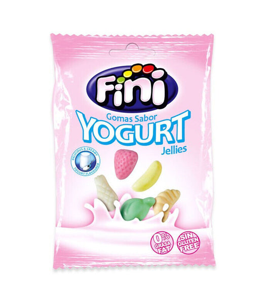 FINI YOGURT Jellies Gummy Candy Gluten Fat Free Sweets 90g 3.1oz