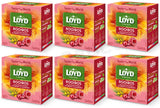 6 LOYD Rooibos Manuka Honey Raspberry & Cranberry Herbal Fruit Tea Infusion Box