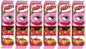 6 x FRITT Strawberry Flavor German Chewy Candy Stripes with Vitamin C 70g 2.5oz