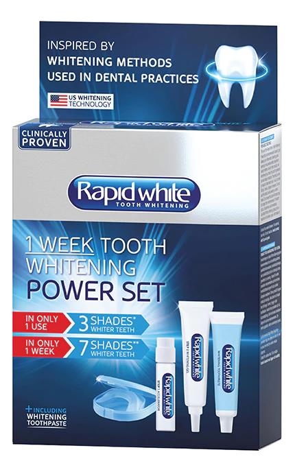 RAPID WHITE BLEACHING 1 Week POWER SET Tooth Whitening System