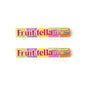 2x FRUITTELLA Rainbow Apple Lemon Orange Berry Flavor Chewy Candy 2 x 41g 1.45oz