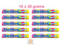 10 MENTOS RAINBOW Rolls Fruit Flavor Mix Chewy Candy 37g 1.3oz