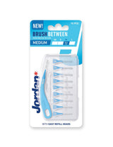 JORDAN BRUSH BETWEEN Refillable Interdental Brush With Refill Heads Size M