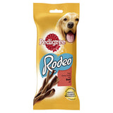6 PEDIGREE RODEO BEEF Dog Treats Packs with Omega3 Vitamins & Minerals 70g 2.5oz