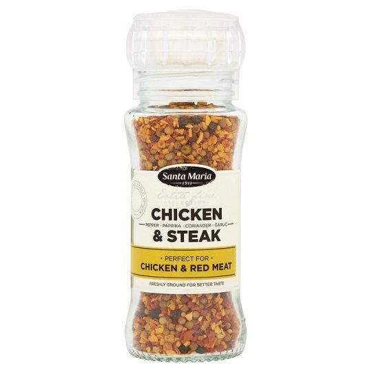 SANTA MARIA CHICKEN & STEAK Seasoning Extra Fine Spice Grinder 75g 2.65oz
