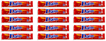 15 DAIM 2PACK Crunchy Almond & Caramel Chocolate Bars European Candy 56g 1.98oz