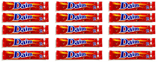 15 DAIM 2PACK Crunchy Almond & Caramel Chocolate Bars European Candy 56g 1.98oz