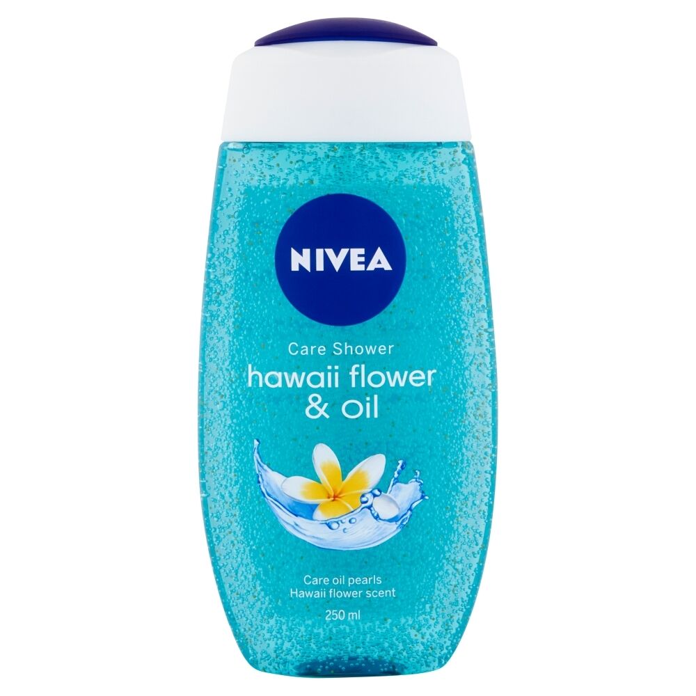 6 x NIVEA Hawaii Flower Frangipani & Care Oil Pearls Shower Gel 250ml