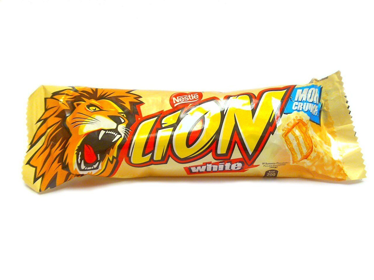 40 NESTLE LION WHITE Crisp & Creamy Chocolate Bars European Sweets Candy Snacks