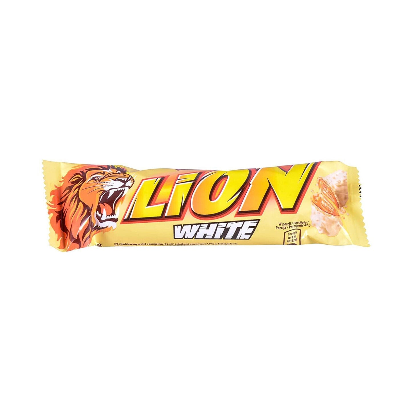 40 NESTLE LION WHITE Crisp & Creamy Chocolate Bars European Sweets Candy Snacks