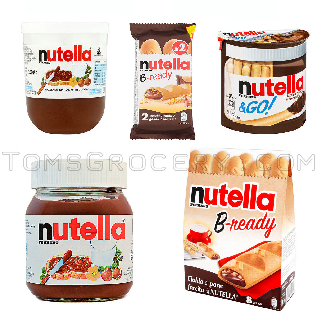 NUTELLA Go | B-Ready | Hazelnut Chocolate Spread Selection