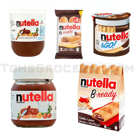 NUTELLA Go | B-Ready | Hazelnut Chocolate Spread Selection