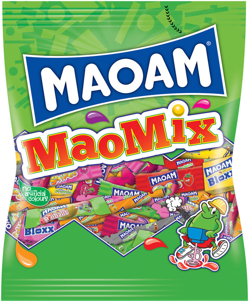 Haribo MAoam Maomix German Assorted Fruit Flavor Chewy Candies Mix 135g 4.8oz