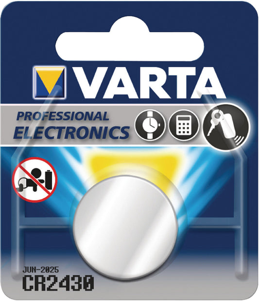 VARTA Professional Lithium CR2430 6430 Button Coin German Battery 3V