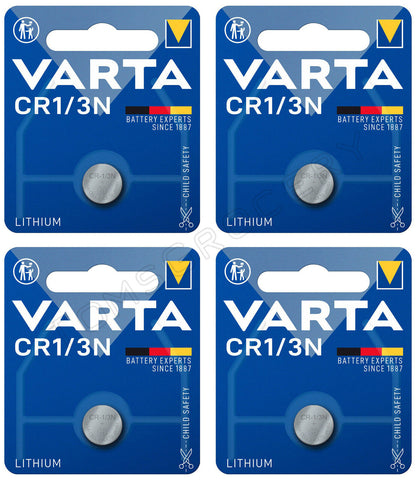 4 VARTA CR1/3N Lithium Batteries 2L76 K58L 6131 CR11108 3V