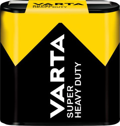 3 VARTA SUPER HEAVY DUTY 3R12 4.5V Zinc Carbon Batteries
