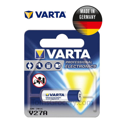 3 x VARTA Professional V27A 4227 27A A27 12V German Alkaline Battery