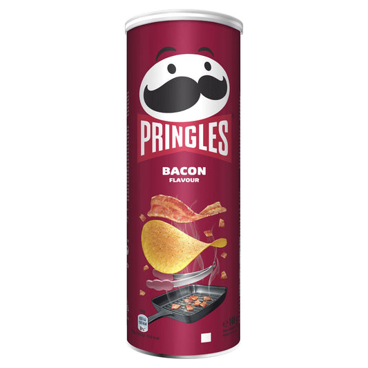 PRINGLES BACON Flavor Potato Chips European Snacks 165g 5.8oz