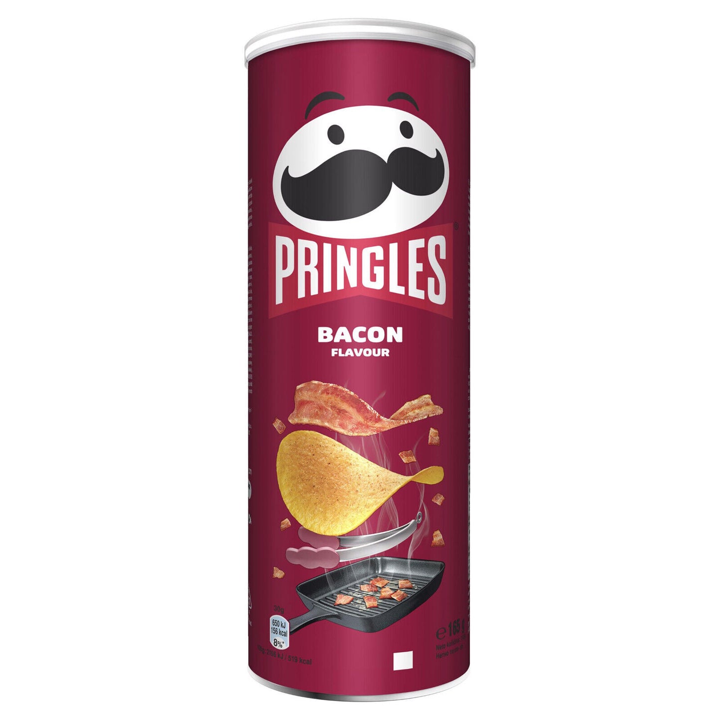 PRINGLES BACON Flavor Potato Chips European Snacks 165g 5.8oz