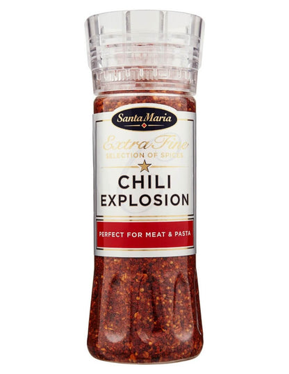 SANTA MARIA CHILI EXPLOSION Seasoning XXL Spice Grinder for Meat & Pasta 275g