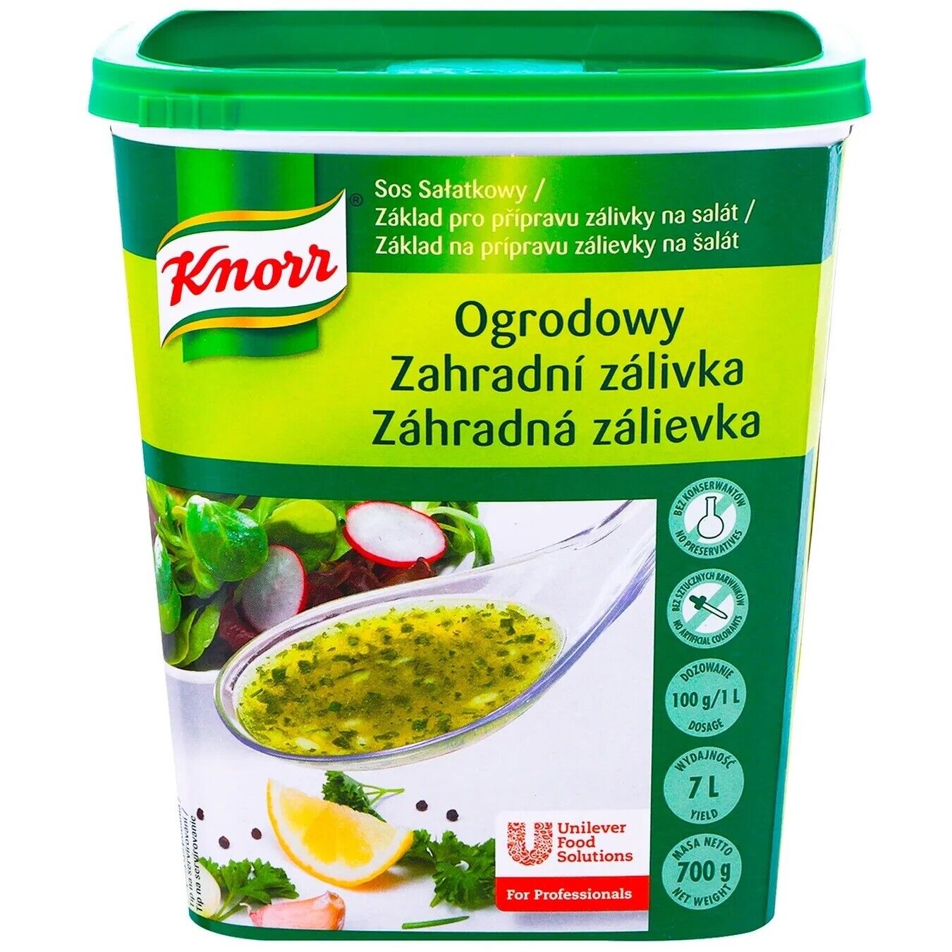 KNORR GARDEN SALAD Dressing Sauce Preparation Powder For Chefs 700g 25oz