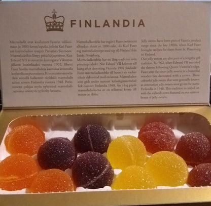 2 FAZER FINLANDIA Fruit Marmalade Jellies Gift Box Gelatin Free Vegan 260g 9.2oz