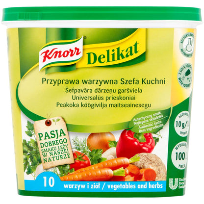 Knorr Delikat Universal Seasoning Spice Mix For Soup Salad Meat Fish 1kg 35oz