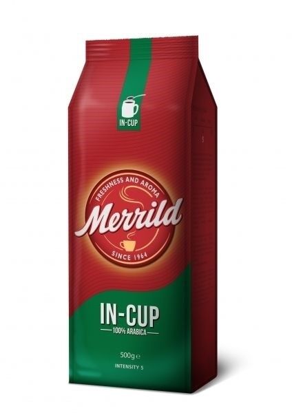 MERRILD IN-CUP Denmark Finely Ground Coffee Medium Roast Arabica 500g