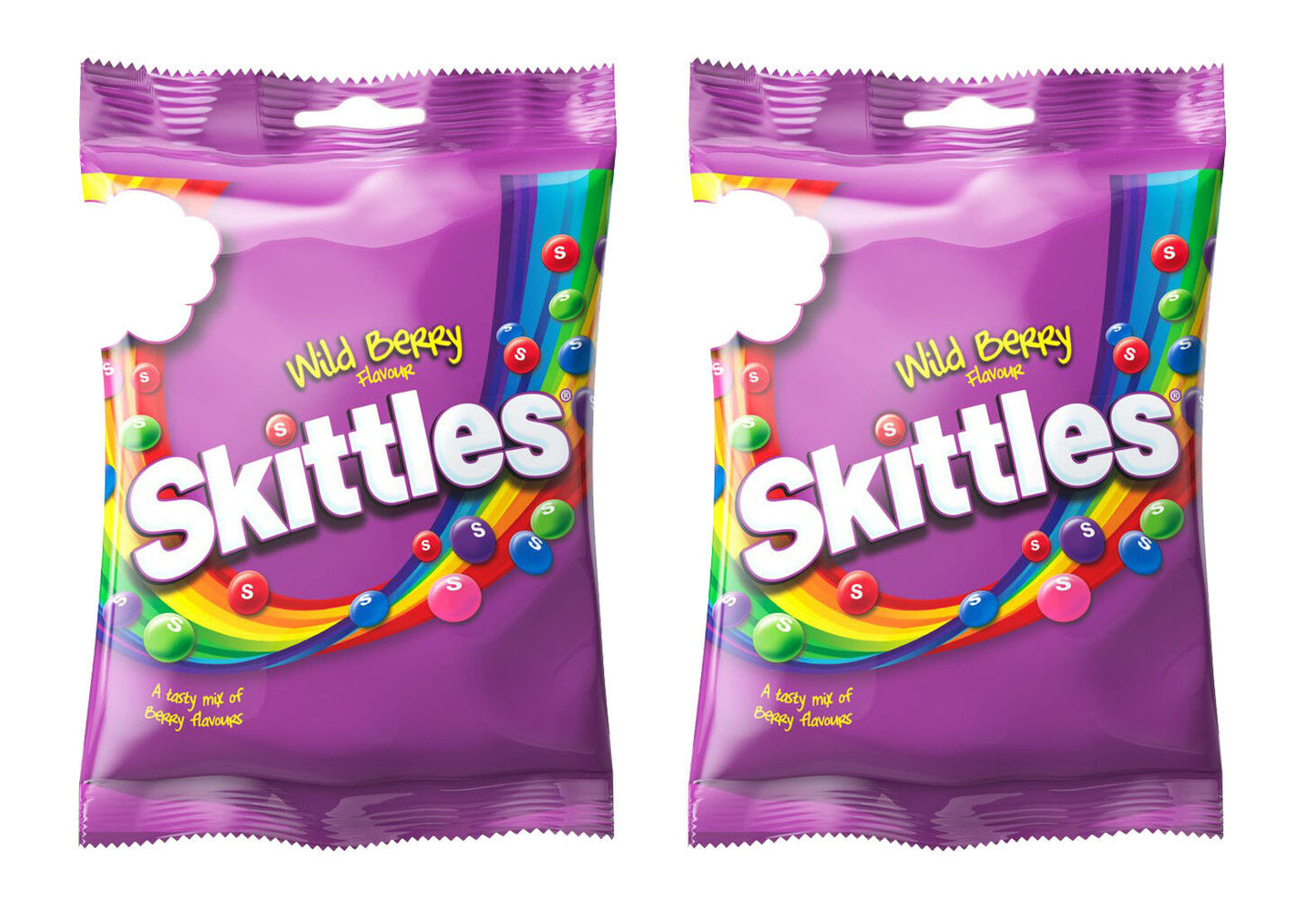 2 x SKITTLES WILD BERRY Flavor Candies 125g 4.41oz