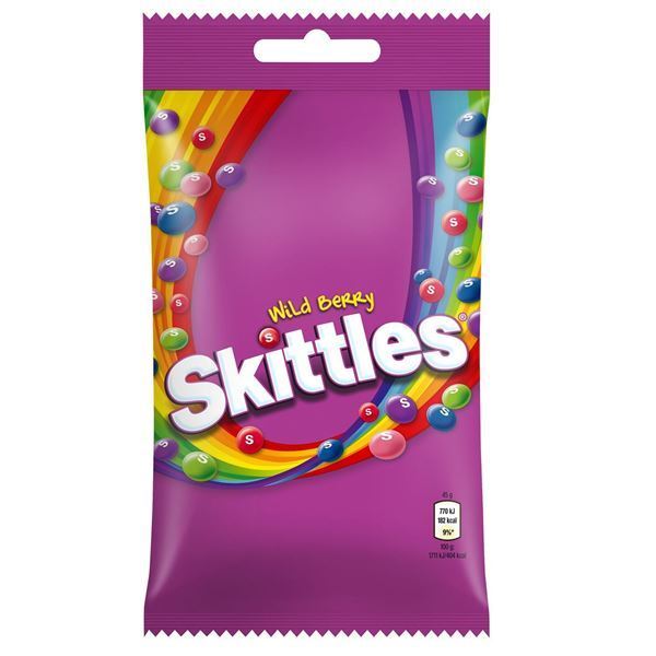 2 x SKITTLES WILD BERRY Flavor Candies 125g 4.41oz