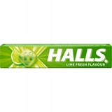 HALLS Lime Flavor Pastilles with Vitamin C (pack of 20)