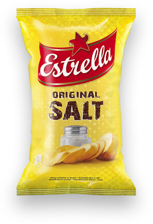 ESTRELLA Salted Potato Chips 140g 4.94oz