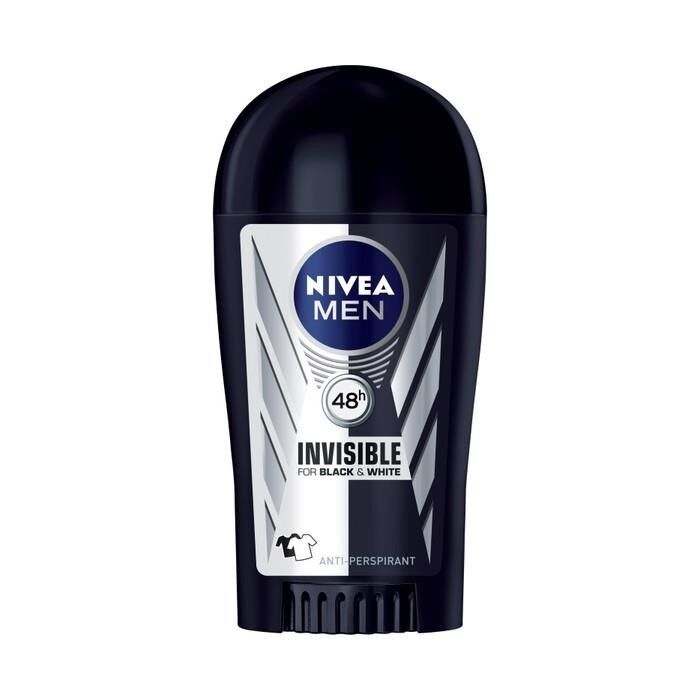 NIVEA Men INVISIBLE Black & White Deodorant Anti-Perspirant Stick 40ml