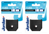 2 x JORDAN Whitening Dental Floss With Charcoal Removes Stains Prevents Tartar