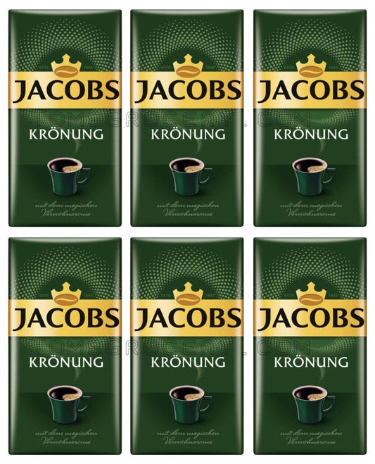 6 JACOBS KRONUNG German Ground Coffee 250g 8.8oz