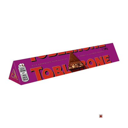 2 TOBLERONE FRUIT & NUT Swiss Chocolate Bars European Sweets 100g 3.5oz