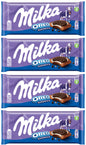 4 MILKA OREO SANDWICH Alpine Milk Chocolate Bar Sweets Candy 92g 3.2oz