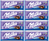 8 MILKA OREO SANDWICH Alpine Milk Chocolate Bar Sweets Candy 92g 3.2oz