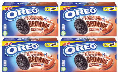 4 OREO CHOCO BROWNIE Flavor Sandwich Cookies Bisquits Snacks 176g 6.2oz