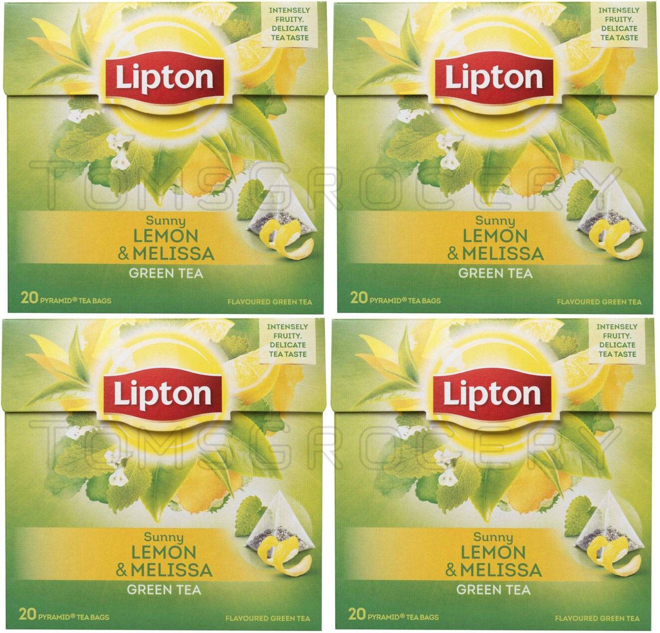 4 AROMA TEA Forest Fruits Flavor Tea 20 Silk Pyramid Bag Boxes