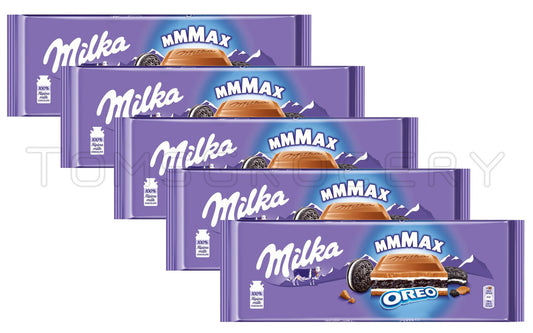 5 x MILKA MMMAX OREO XXL Chocolate Bars European Sweets Treats Candy 300g 10.6oz