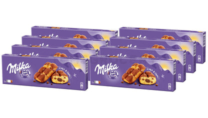 8 x Milka Cake & Choc Fluffy Cupcake with Alpine Chocolate Filling 175g 6.2oz