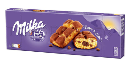 8 x Milka Cake & Choc Fluffy Cupcake with Alpine Chocolate Filling 175g 6.2oz