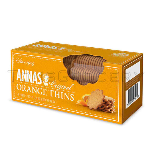 ANNAS Original Swedish Orange Thins Cookies Biscuits 150g 5.3oz